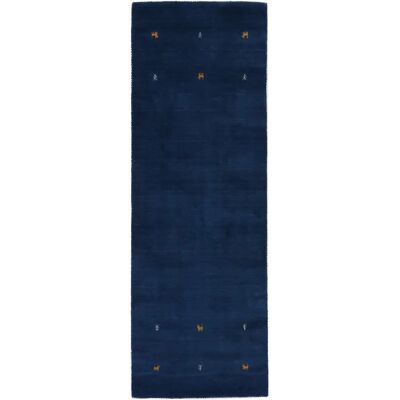 Carpetfine Gabbeh Uni Handwoven Rug - Rectangular, Blue, 60x180cm Carpetfine Gabbeh Uni Handwoven Rug - Rectangular, Blue, 60x180cm