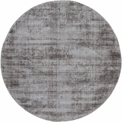 CARPETFINE Ava Viskoseteppich - Round 160cm, Grey - Carpet CARPETFINE Ava Viskoseteppich - Round 160cm, Grey - Carpet