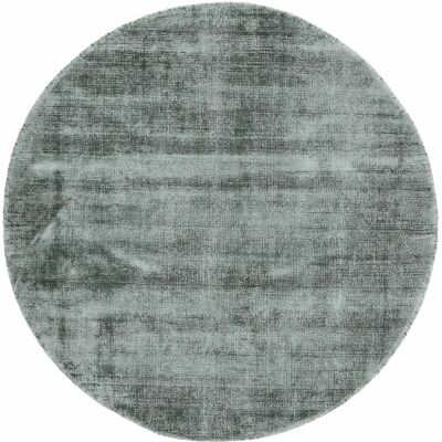 CARPETFINE Ava Viskoseteppich - Rund, 80cm, Grün CARPETFINE Ava Viskoseteppich - Rund, 80cm, Grün