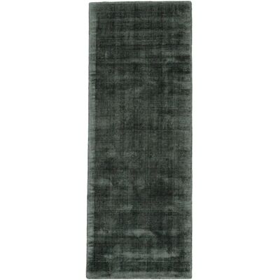 CARPETFINE Ava Viskoseteppich - Dark Green - 80x600cm - Carpet CARPETFINE Ava Viskoseteppich - Dark Green - 80x600cm - Carpet