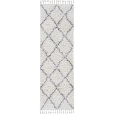 CARPETFINE Eddy Weiß Hochflor-Teppich - Teppich CARPETFINE Eddy Weiß Hochflor-Teppich - Teppich