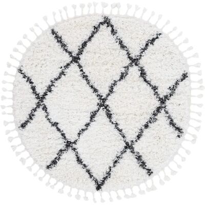 CARPETFINE Eddy - Runder Langflor Teppich 160cm CARPETFINE Eddy - Runder Langflor Teppich 160cm