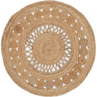 Carpetfine Ella Juteteppich - runder Teppich Carpetfine Ella Juteteppich - runder Teppich