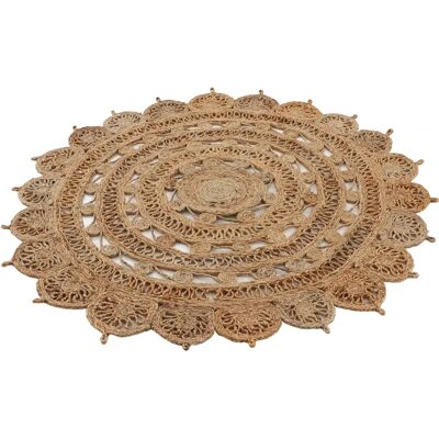 Carpetfine Cate Juteteppich - beige - Jute - Ø60cm - Rug Carpetfine Cate Juteteppich - beige - Jute - Ø60cm - Rug