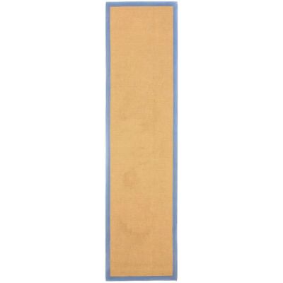 Carpetfine Sisal Teppich - Blau, 80x500 cm, Handgewebt - Rutschhemmend Carpetfine Sisal Teppich - Blau, 80x500 cm, Handgewebt - Rutschhemmend