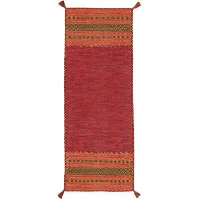CARPETFINE Kelim Azizi - Reversible Cotton Runner 80x500cm CARPETFINE Kelim Azizi - Reversible Cotton Runner 80x500cm