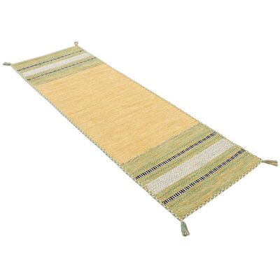 CARPETFINE Kelim Azizi Gelber Wendeteppich - Teppich CARPETFINE Kelim Azizi Gelber Wendeteppich - Teppich