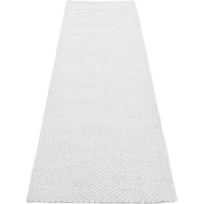 Carpetfine Sina Woll-Teppich - Handgewebt, Beige, 80x400cm Carpetfine Sina Woll-Teppich - Handgewebt, Beige, 80x400cm