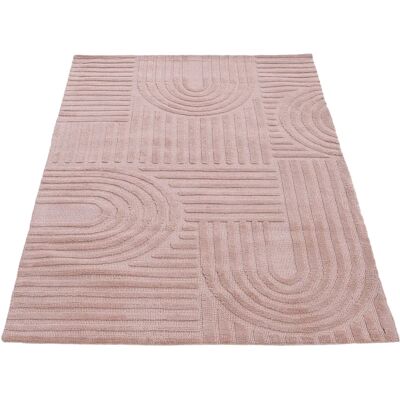 CARPETFINE Holly 4 - Mikrofaser Teppich - Rosa - 240x340cm - Moderner Stil CARPETFINE Holly 4 - Mikrofaser Teppich - Rosa - 240x340cm - Moderner Stil