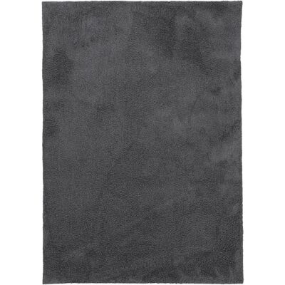 Carpetfine Silky Grau Hochflor-Teppich - 200x290cm, 20mm, Handgetuftet - Teppich Carpetfine Silky Grau Hochflor-Teppich - 200x290cm, 20mm, Handgetuftet - Teppich