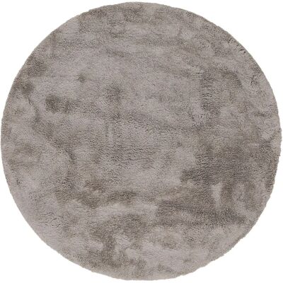 Carpetfine - Silky - Beige - Ø120 cm - Rug Carpetfine - Silky - Beige - Ø120 cm - Rug