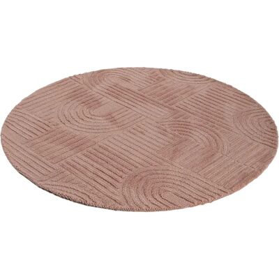 CarpetFine - Holly 4 - rosa - 80 cm Ø - Teppich CarpetFine - Holly 4 - rosa - 80 cm Ø - Teppich