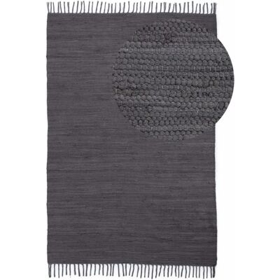 CARPETFINE Kelim Chindi uni - Recycling Baumwolle Teppich - 190x290 cm CARPETFINE Kelim Chindi uni - Recycling Baumwolle Teppich - 190x290 cm