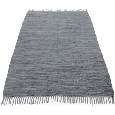 CARPETFINE Kelim Chindi uni 190x290cm - Teppich CARPETFINE Kelim Chindi uni 190x290cm - Teppich