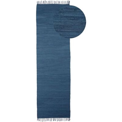 CARPETFINE Kelim Chindi uni - Baumwolle Handgewebter Rechteck Teppich CARPETFINE Kelim Chindi uni - Baumwolle Handgewebter Rechteck Teppich