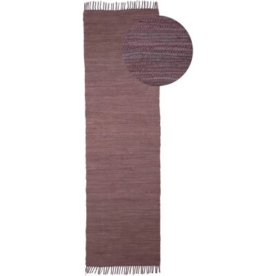 CARPETFINE Kelim Chindi Uni Mauve - Teppich CARPETFINE Kelim Chindi Uni Mauve - Teppich