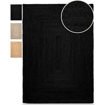 Carpetfine Nele Jute Rug - Gray - 80x150cm - Reversible Carpetfine Nele Jute Rug - Gray - 80x150cm - Reversible