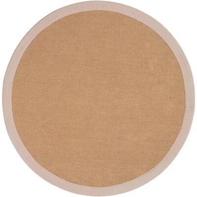 Carpetfine Sisal Beigeflache runder Teppich - Teppich Carpetfine Sisal Beigeflache runder Teppich - Teppich