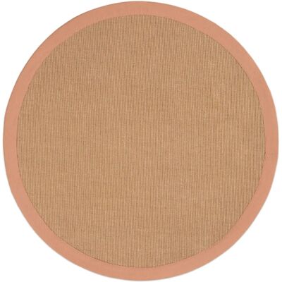 Carpetfine Sisal Oranger Rundteppich - Teppich Carpetfine Sisal Oranger Rundteppich - Teppich