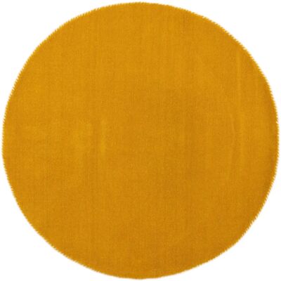 CARPETFINE Gabbeh Lola Uni Wool Carpet - Round, 120cm Dia. CARPETFINE Gabbeh Lola Uni Wool Carpet - Round, 120cm Dia.