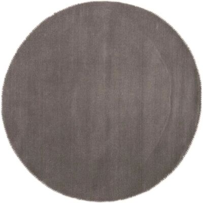 CARPETFINE - Gabbeh Lola Uni - Grau - Ø200cm - Rug CARPETFINE - Gabbeh Lola Uni - Grau - Ø200cm - Rug
