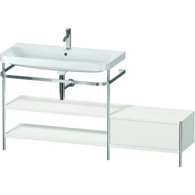 Duravit Happy D.2 Plus C-Form Set mit Metallkonsole Duravit Happy D.2 Plus C-Form Set mit Metallkonsole