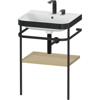 Duravit Happy D.2 Plus Waschbecken-Set - Mediterrane Eiche - 57,5x49 cm Duravit Happy D.2 Plus Waschbecken-Set - Mediterrane Eiche - 57,5x49 cm