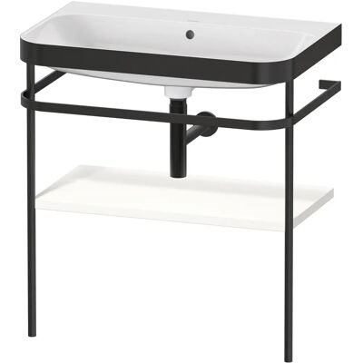 Duravit Happy D.2 Plus Weiß Wandmontiertes Waschbecken-Set Duravit Happy D.2 Plus Weiß Wandmontiertes Waschbecken-Set