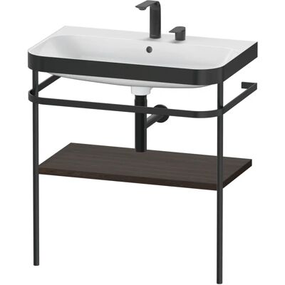 Duravit Happy D.2 Plus Waschtisch-Set - Nussbaum gebürstet Duravit Happy D.2 Plus Waschtisch-Set - Nussbaum gebürstet