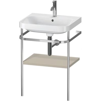 Duravit Happy D.2 Plus Taupe Satin C-förmiger Wandwaschtisch-Set Duravit Happy D.2 Plus Taupe Satin C-förmiger Wandwaschtisch-Set