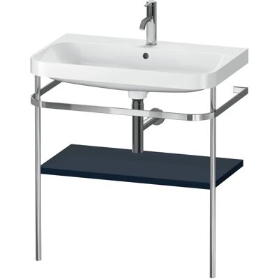 Duravit Happy D.2 Plus C-Form Set mit Metallkonsole - Waschtisch Duravit Happy D.2 Plus C-Form Set mit Metallkonsole - Waschtisch