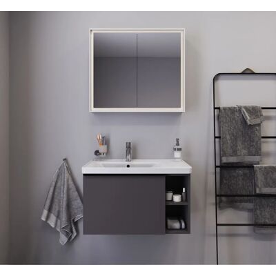 Duravit D-Neo Vaskevask Hvid - Symmetrisk, 800x480mm, Vægmontering Duravit D-Neo Vaskevask Hvid - Symmetrisk, 800x480mm, Vægmontering