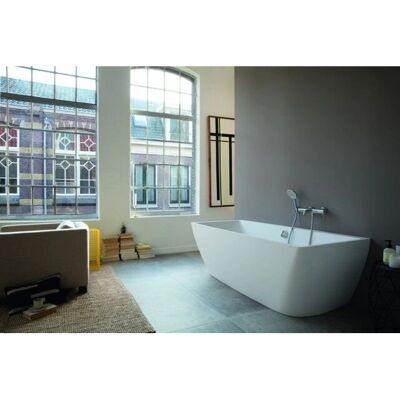 Set di troppo pieno e scarico vasca Duravit Quadroval - Cromo Set di troppo pieno e scarico vasca Duravit Quadroval - Cromo