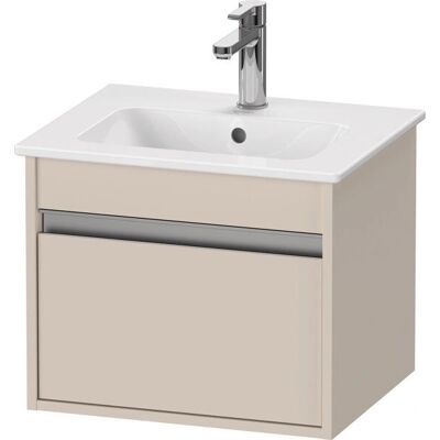 Duravit Ketho Wandhängender Waschtischunterschrank - Taupe Matt Duravit Ketho Wandhängender Waschtischunterschrank - Taupe Matt
