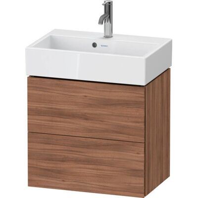 Duravit Nussbaum Natur Wandhängender Waschtischunterschrank - Kompakt, 2 Schubladen, 584mm breit Duravit Nussbaum Natur Wandhängender Waschtischunterschrank - Kompakt, 2 Schubladen, 584mm breit