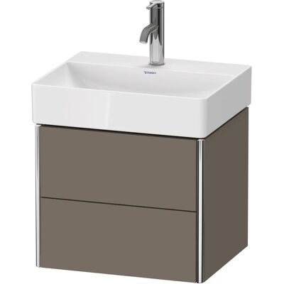 Duravit XSquare Meuble de lavabo mural - Compact, 2 tiroirs, Flannel - Publicité Duravit XSquare Meuble de lavabo mural - Compact, 2 tiroirs, Flannel - Publicité