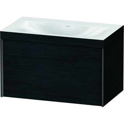 Duravit Xviu Eiche Schwarz Wand-Waschtisch-Set - Waschtisch-Set Duravit Xviu Eiche Schwarz Wand-Waschtisch-Set - Waschtisch-Set