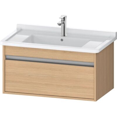 Duravit Ketho Wandhängender Waschtischunterschrank - Eiche Natur, 1 Schublade Duravit Ketho Wandhängender Waschtischunterschrank - Eiche Natur, 1 Schublade