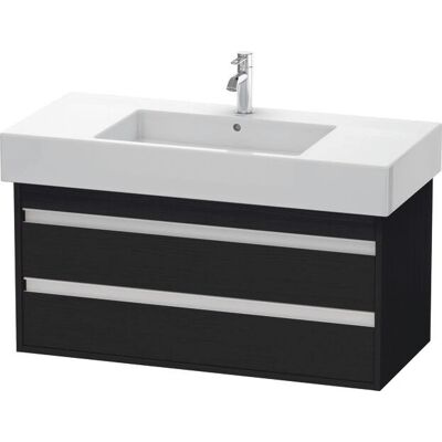 Duravit Ketho Badezimmer Unterschrank - 2 Schubladen, Eiche Schwarz, Wandhängend Duravit Ketho Badezimmer Unterschrank - 2 Schubladen, Eiche Schwarz, Wandhängend