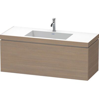 Duravit L-Cube wandhängendes Set - Eiche Terra - C-bonded, 1 Schublade, 1200 mm Duravit L-Cube wandhängendes Set - Eiche Terra - C-bonded, 1 Schublade, 1200 mm