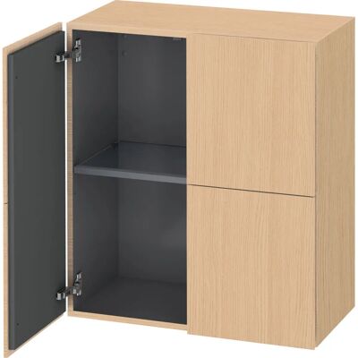 Duravit L-Cube Halbhochschrank - Eiche Natur, 2 Türen, 700x363x800mm Duravit L-Cube Halbhochschrank - Eiche Natur, 2 Türen, 700x363x800mm