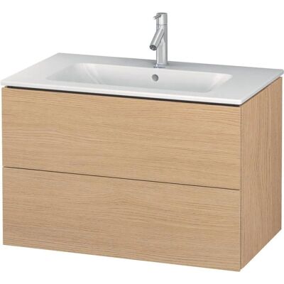 Duravit L-Cube Waschtischwandmontage Eiche natur – 82x48cm Duravit L-Cube Waschtischwandmontage Eiche natur – 82x48cm