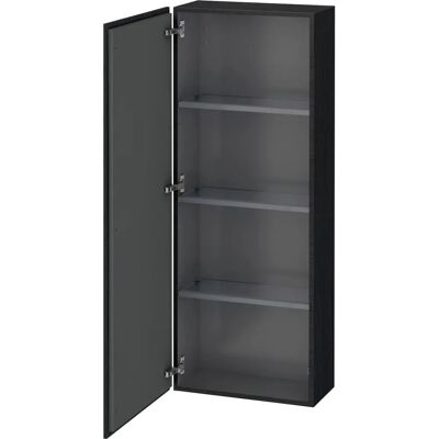 Duravit L-Cube Wandhochschrank - Eiche Schwarz - Linksöffner - 500x243x1320 mm Duravit L-Cube Wandhochschrank - Eiche Schwarz - Linksöffner - 500x243x1320 mm