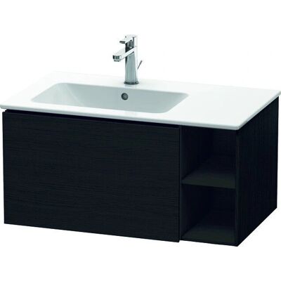 Duravit L-Cube Wandhängender Waschtisch - Eiche Schwarz Matt Duravit L-Cube Wandhängender Waschtisch - Eiche Schwarz Matt