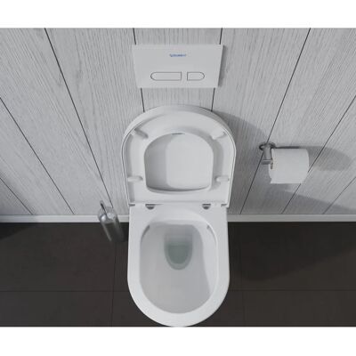 Duravit Wand-WC zonder rand - HygieneGlaze, 4,5L Duravit Wand-WC zonder rand - HygieneGlaze, 4,5L
