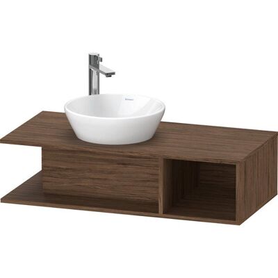 Duravit D-Neo Mueble de lavabo suspendido - Nuez oscuro - Compacto Duravit D-Neo Mueble de lavabo suspendido - Nuez oscuro - Compacto