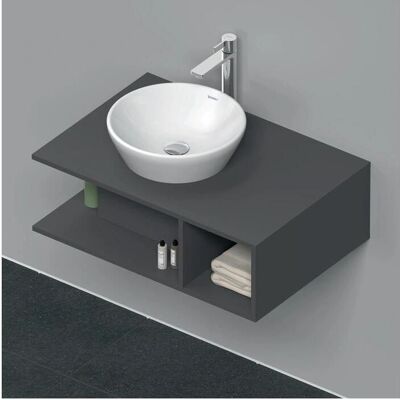 Mueble de lavabo suspendido Duravit D-Neo - 80cm, Compartimento abierto Mueble de lavabo suspendido Duravit D-Neo - 80cm, Compartimento abierto