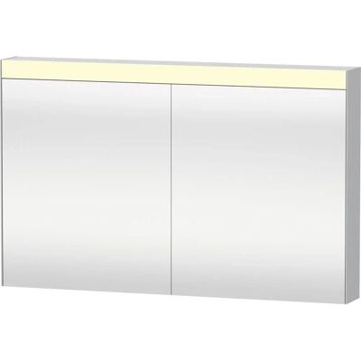 Duravit Witte Spiegelkast - 2 Deuren, LED-Verlichting - Badkameropslag Duravit Witte Spiegelkast - 2 Deuren, LED-Verlichting - Badkameropslag
