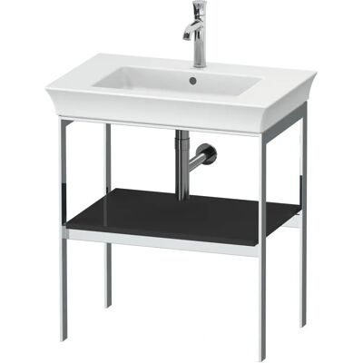 Duravit White Tulip Waschtisch-Konsole - Rechteck, Metall, Graphit - 68cm Duravit White Tulip Waschtisch-Konsole - Rechteck, Metall, Graphit - 68cm