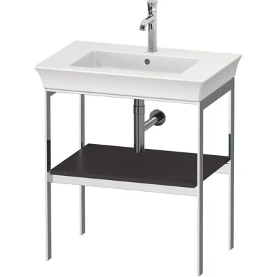 Duravit White Tulip Metallkonsole - 68,4x45cm, Graphit - Bodenstehend - Waschtisch-Konsole Duravit White Tulip Metallkonsole - 68,4x45cm, Graphit - Bodenstehend - Waschtisch-Konsole